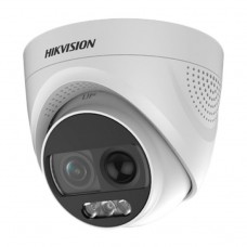 Hikvision DS-2CE72DFT-PIRXOF28 (2.8mm) 2Мп уличная  HD-TVI камера с сиреной, строблампой