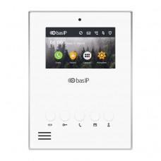 BAS-IP AU-04LA WHITE Монитор IP-видеодомофона 4” TFT