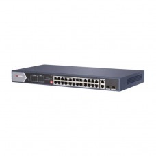 Hikvision DS-3E0528HP-E Коммутатор неуправляемый 1000M на порт, PoE